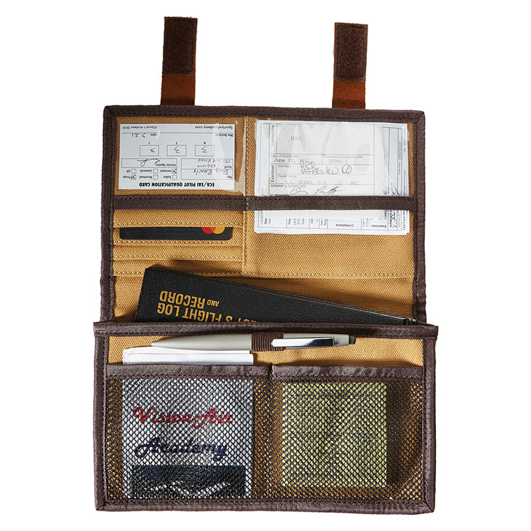Flight Outfitters Bush Pilot étui logbook toile cuir Large