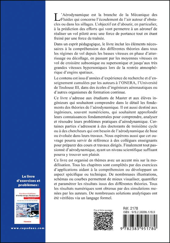 Aérodynamique fondamentale 2e édition livre ingénieur