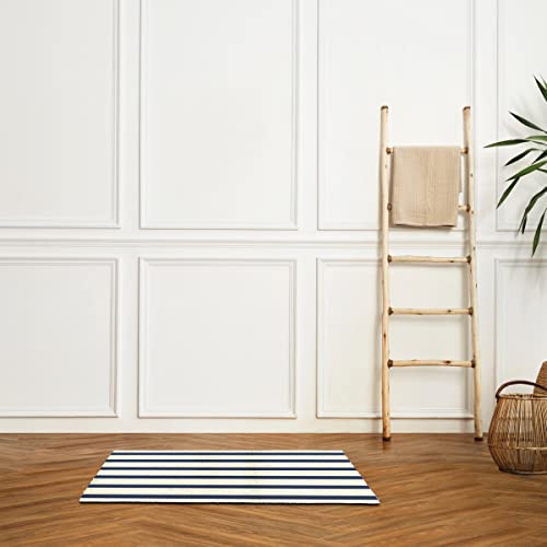 Levasseur Marin Tapis de Bain Coton Imprimé 50x70cm