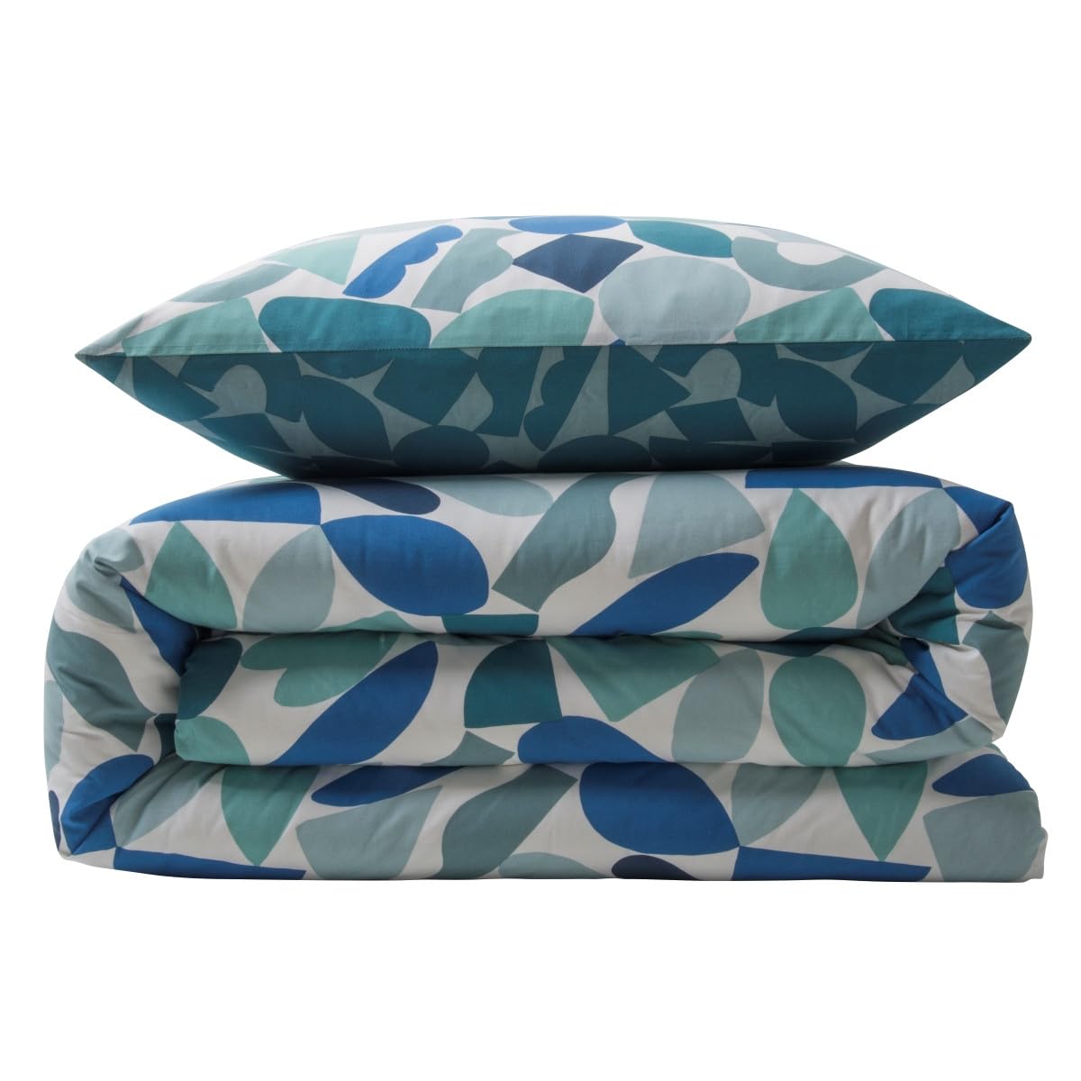 Levasseur Nano parure de lit bleu 240x220cm coton