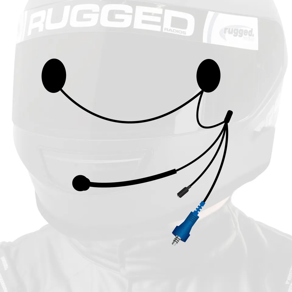 Rugged Air Helmet Wiring Kits Kit Casque Filaire Alpha Audio 3,5mm