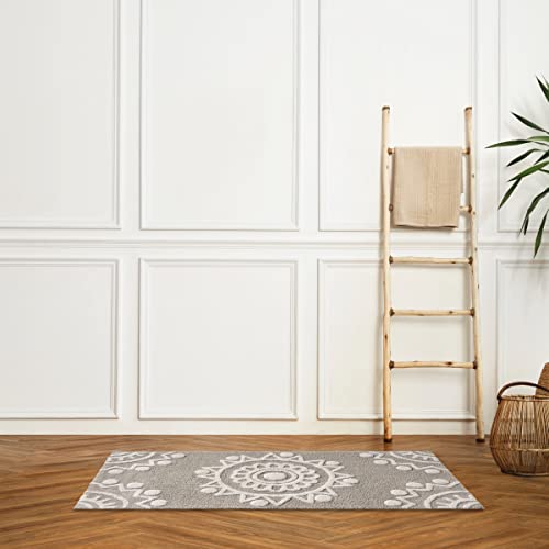 Levasseur Pondichery tapis de bain coton 60x120cm beige