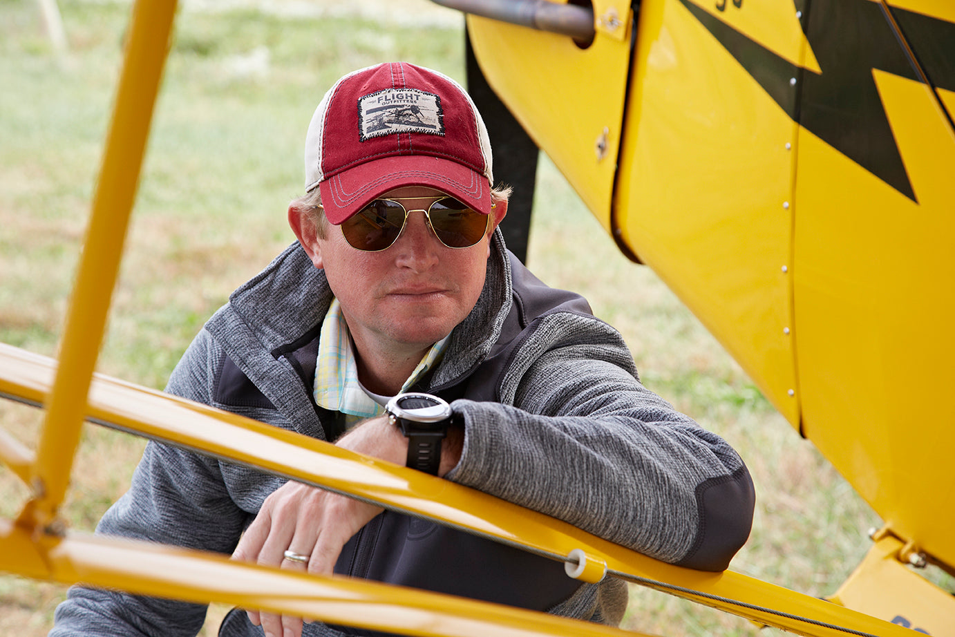 Flight Outfitters Seaplane Hat casquette coton hydravion