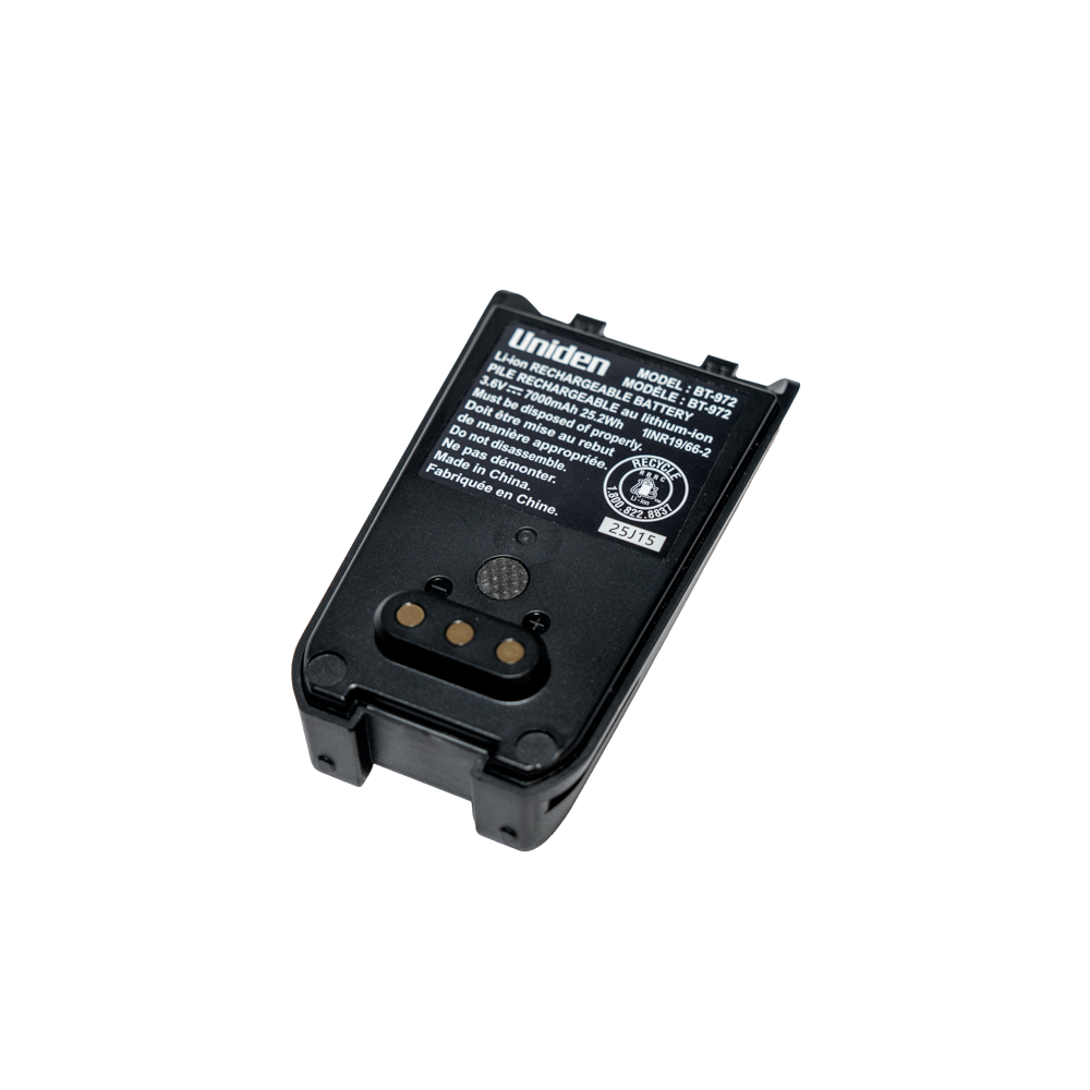 Uniden SDS150 batterie scanner Li-ion 3,6V 7000mAh