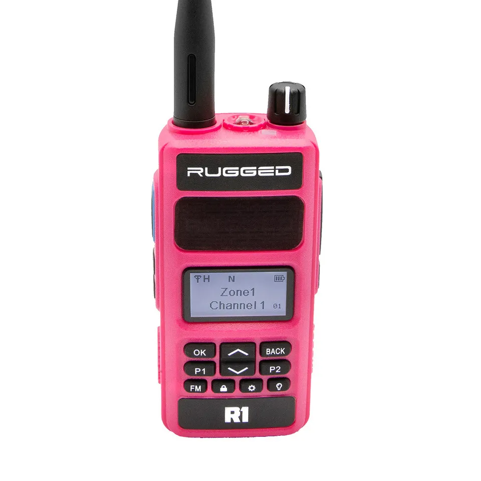 Rugged Air R1 radio portable rose 5W DMR analogique