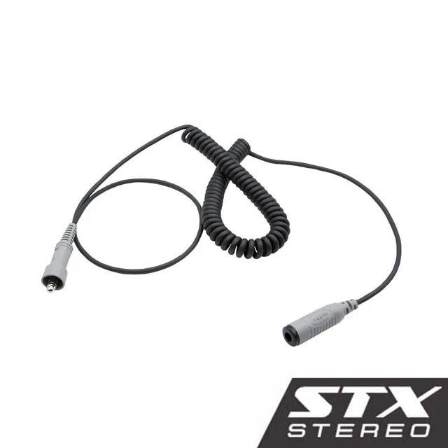 Rugged Air Cable Rallonge spiralée STX Stereo casque 8 ft