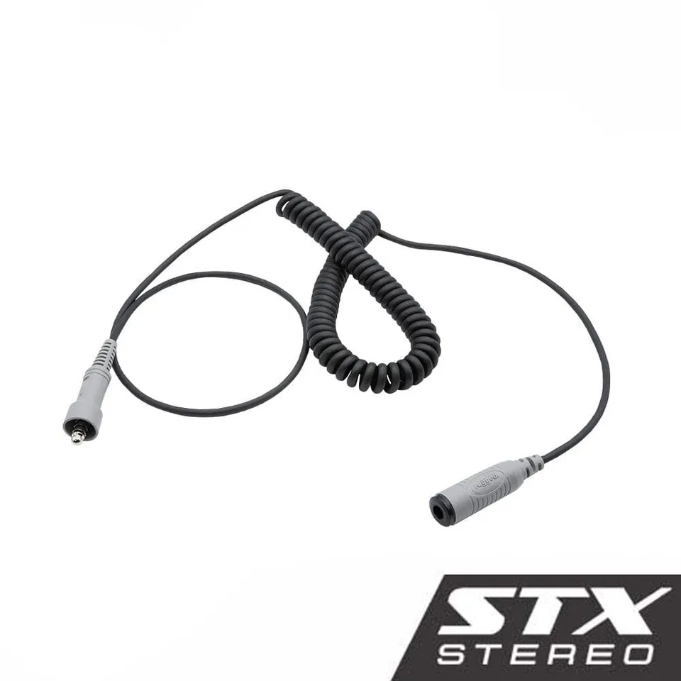 Rugged Air Cable Rallonge spiralée STX Stereo casque 8 ft