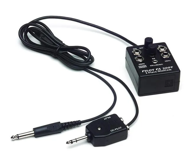 Pilot Communications PA-200T intercom portable 2 casques avion