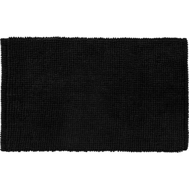 LEVASSEUR Bali tapis de bain noir 50x80cm antidérapant