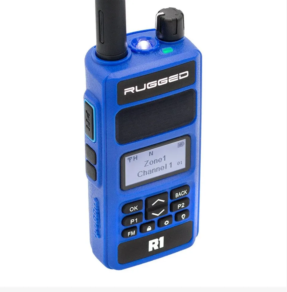 Rugged Air R1 radio portable bibande UHF VHF 5W DMR