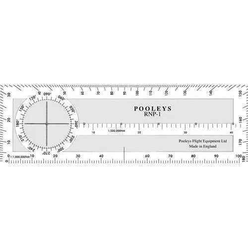 Pooleys Plotter Airtour règle navigation 205x65 mm