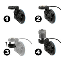 Rugged Air support antenne ventouse pivotant sans perçage