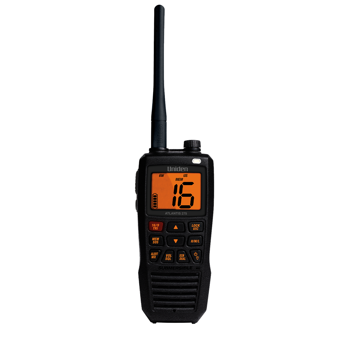 Uniden Atlantis 275 radio VHF marine flottante 6W