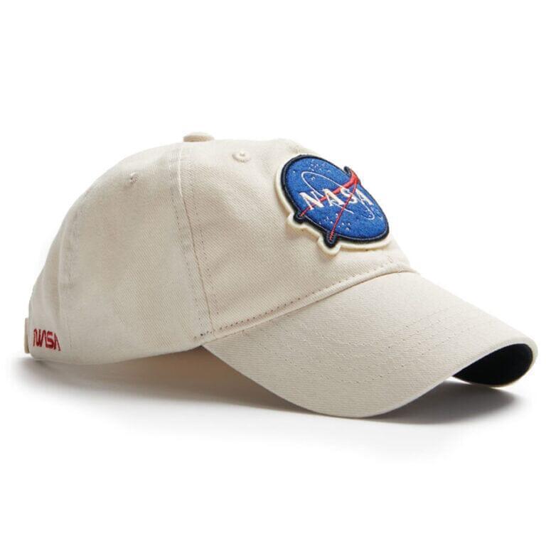 Red Canoe casquette NASA blanche logo brodé réglable