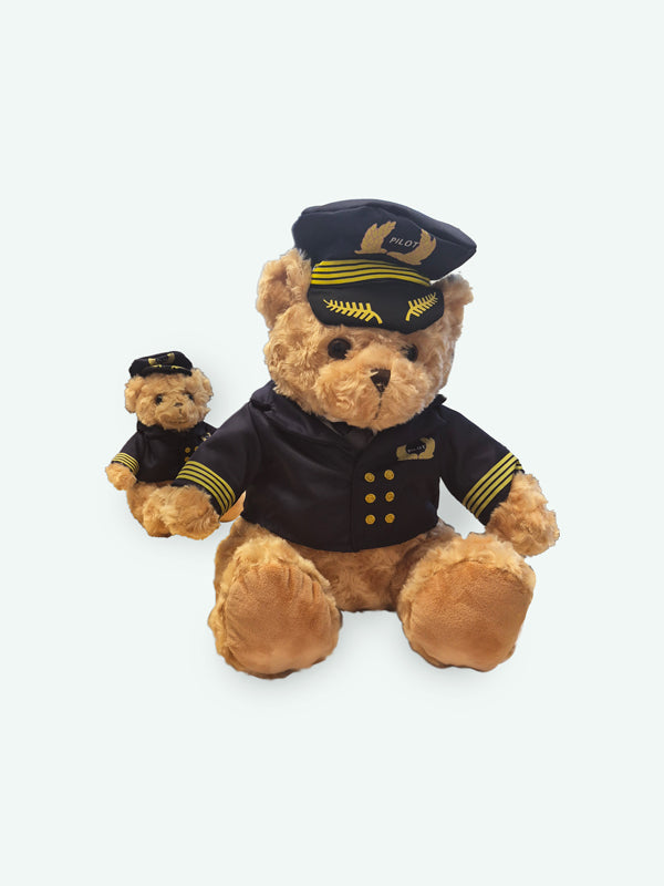 Grand ourson pilote La Boutique du Pilote peluche 32cm