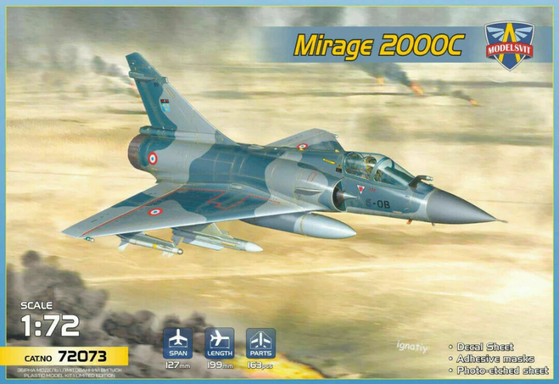 Modelsvit Mirage 2000C 1/72 maquette avion à construire