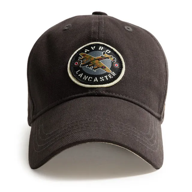Casquette Avro Lancaster coton gris anthracite slate