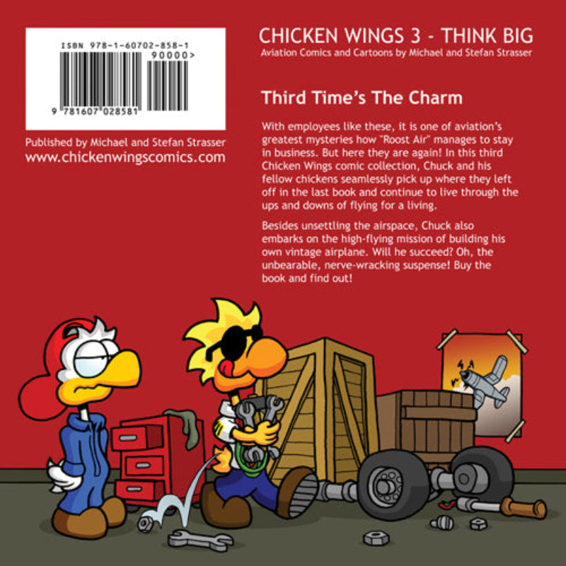 Chicken Wings tome 3 Think Big livre aviation anglais