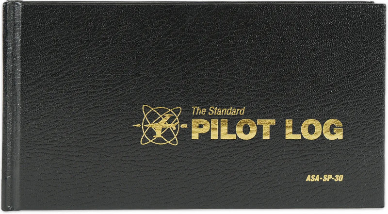 ASA Standard carnet de vol pilote noir rigide