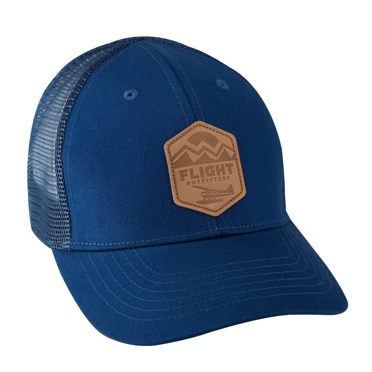 Flight Outfitters Wild Blue Yonder casquette trucker cuir
