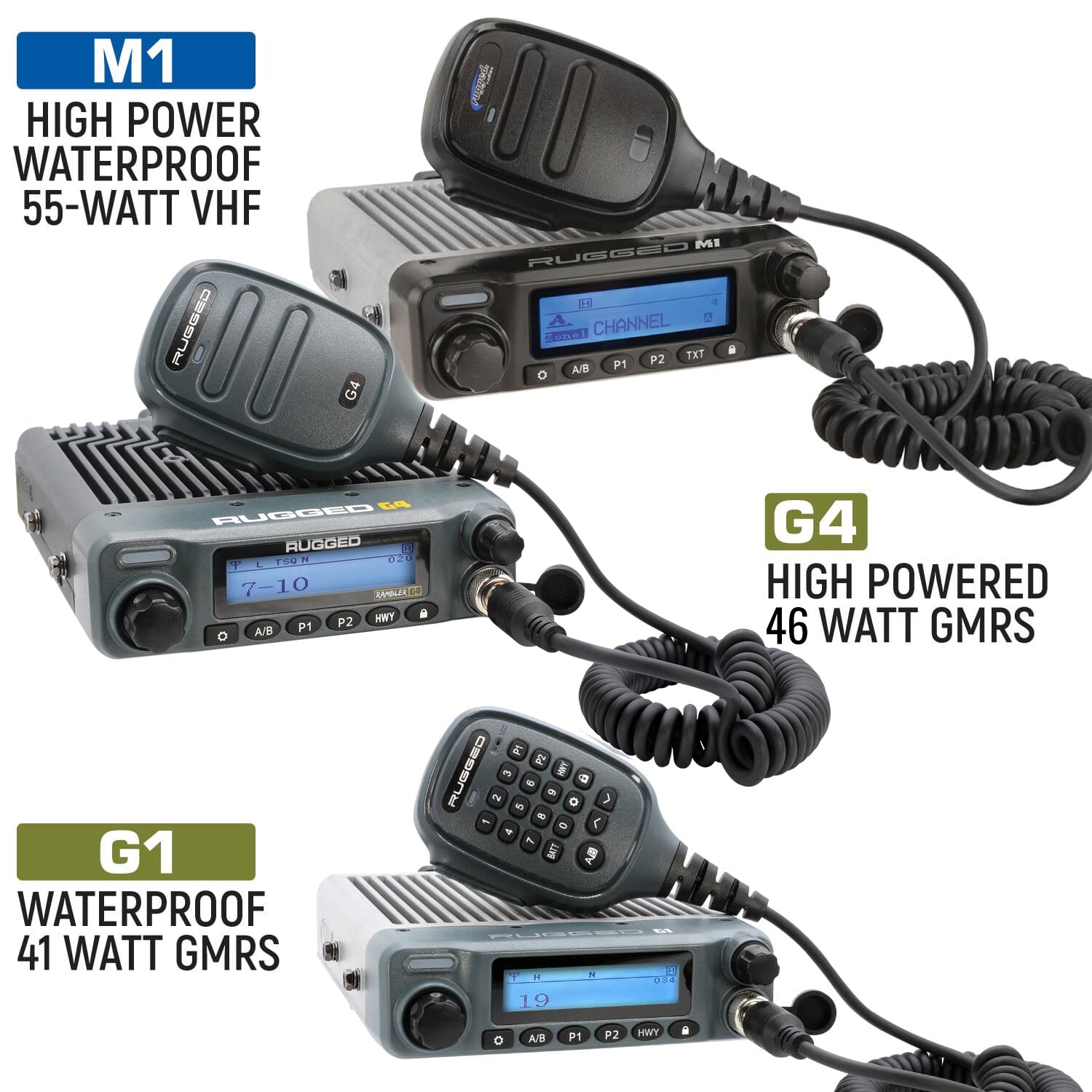 Rugged Air Kit Radio Mobile RAM 1500 TRX G4 GMRS
