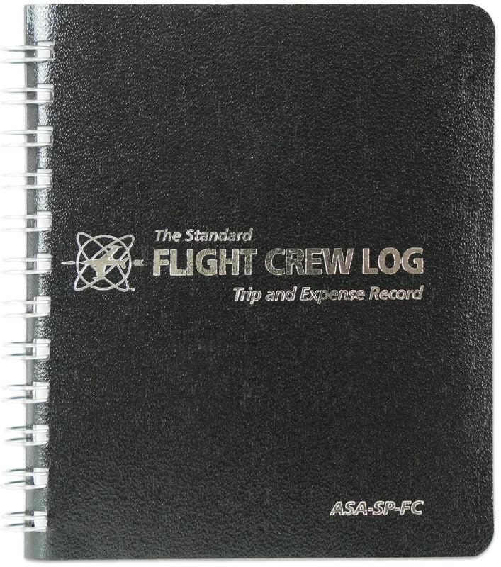 ASA Flight crew log carnet de vol poche 8,6x10,8 cm