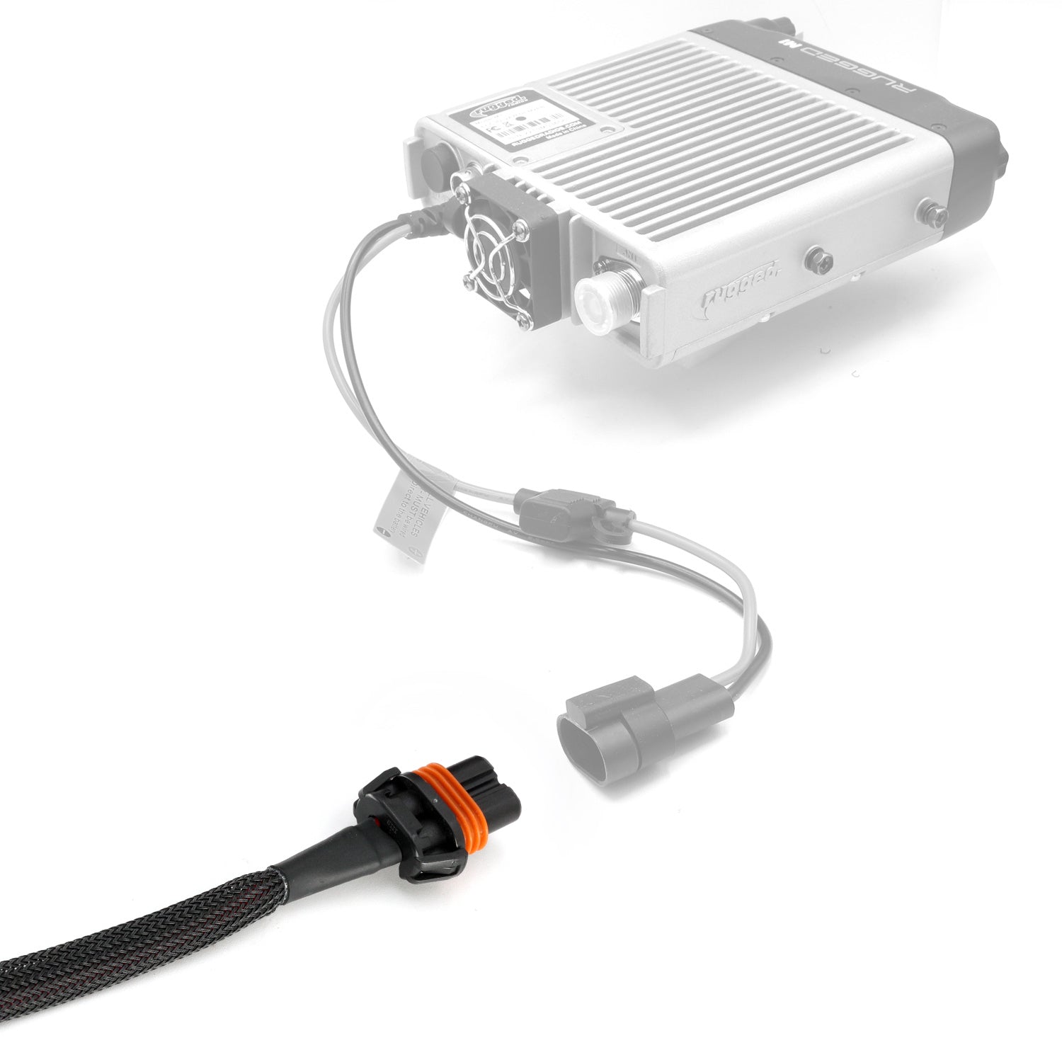 Rugged Air Rallonge câble alimentation radio mobile 24" étanche