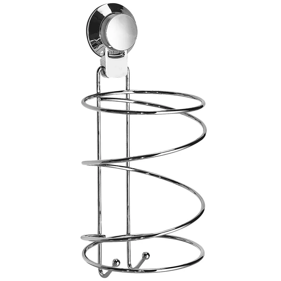 LEVASSEUR Accroche Sèche-Cheveux Métal Chromé Argent