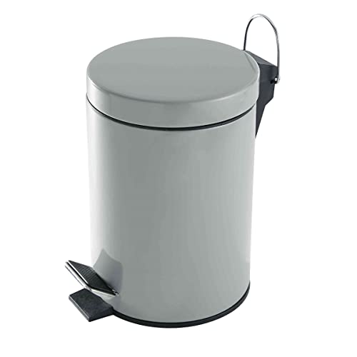 LEVASSEUR Salle de bain Poubelle à pédale 3L métal