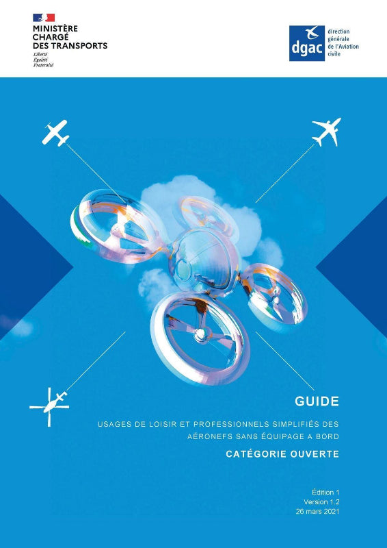 La Boutique du Pilote Cartographie Guide drones catégorie ouverte livre