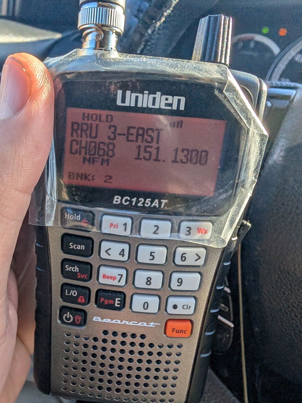 Uniden BC125AT scanner aviation portable 500 canaux