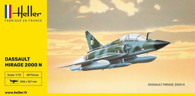 Heller Mirage 2000 N maquette 1/72 avion de chasse