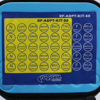 Rugged Air kit connecteurs BNC NMO plaqué or 30 pièces