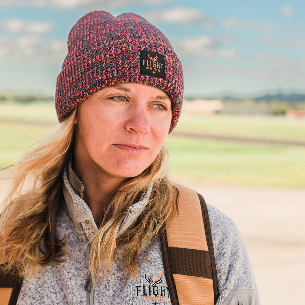 Flight Outfitters FO Winter bonnet pilote bleu marine