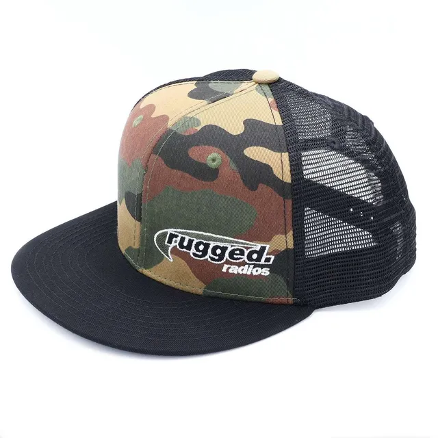 Rugged Air Safety casquette snapback camo noir coton