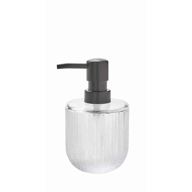 LEVASSEUR Ella Distributeur Savon Verre Transparent 9x9x14,5cm