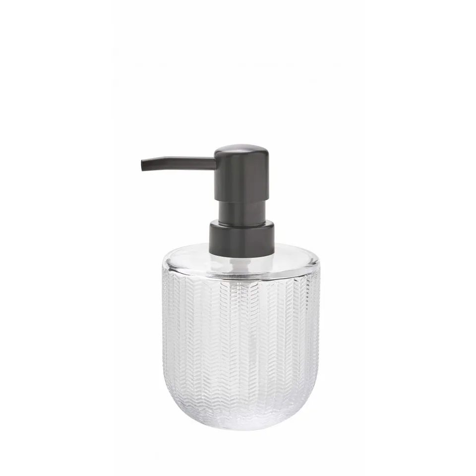 LEVASSEUR Ella Distributeur Savon Verre Transparent 9x9x14,5cm