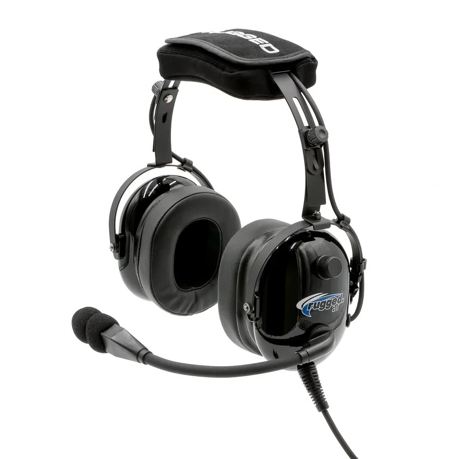 Rugged Air RA920 casque aviation pilote PTT 24dB