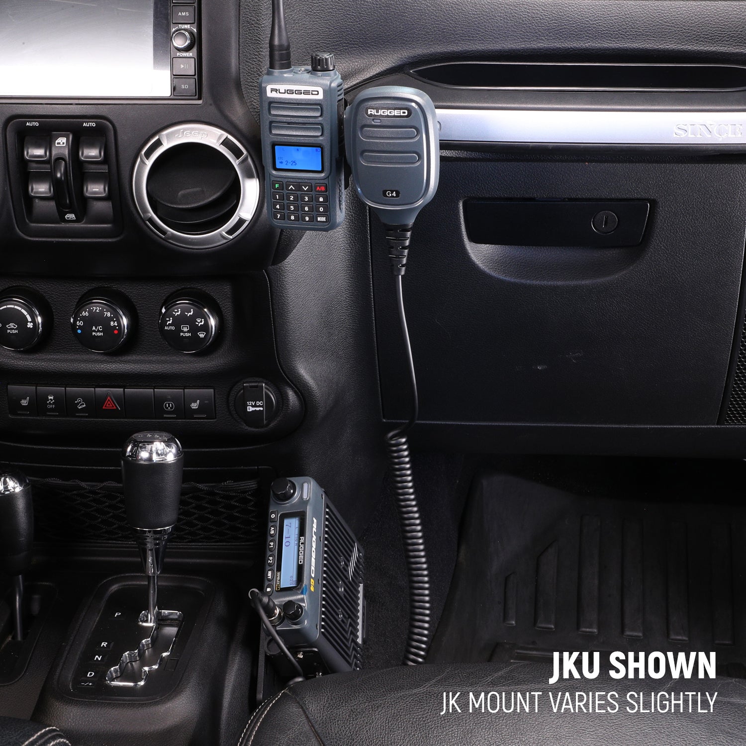 Rugged Air Ultimate G4 Kit radio mobile GMRS Jeep JK 2 portes