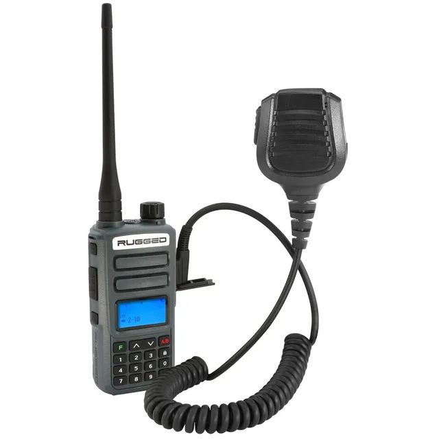 Rugged GMR2 PLUS radio portable GMRS FRS avec micro main
