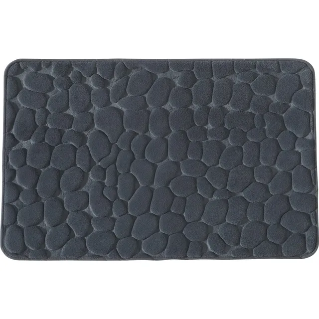 Levasseur Galet Tapis de Bain Gris 50x80cm Mémoire de Forme