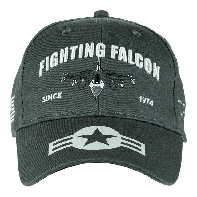 La Boutique du Pilote Tenue et voyage casquette F16 Falcon grise