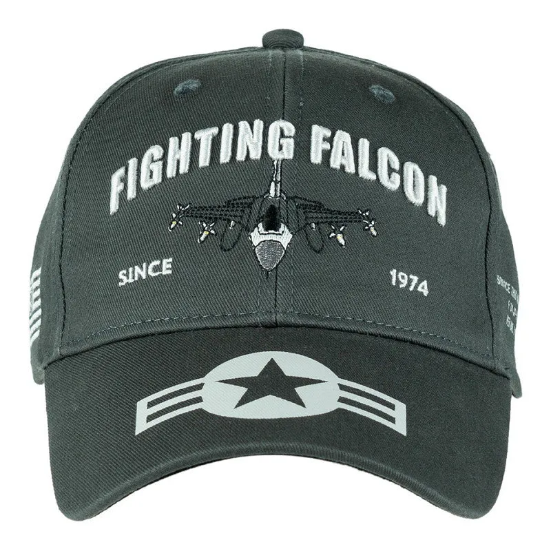 La Boutique du Pilote Tenue et voyage casquette F16 Falcon grise