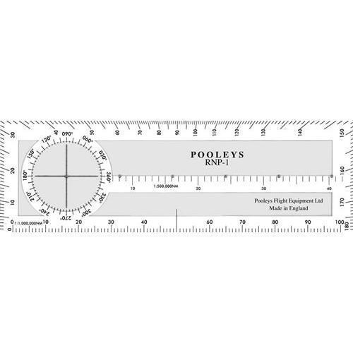 Pooleys Plotter Airtour règle navigation 205x65 mm