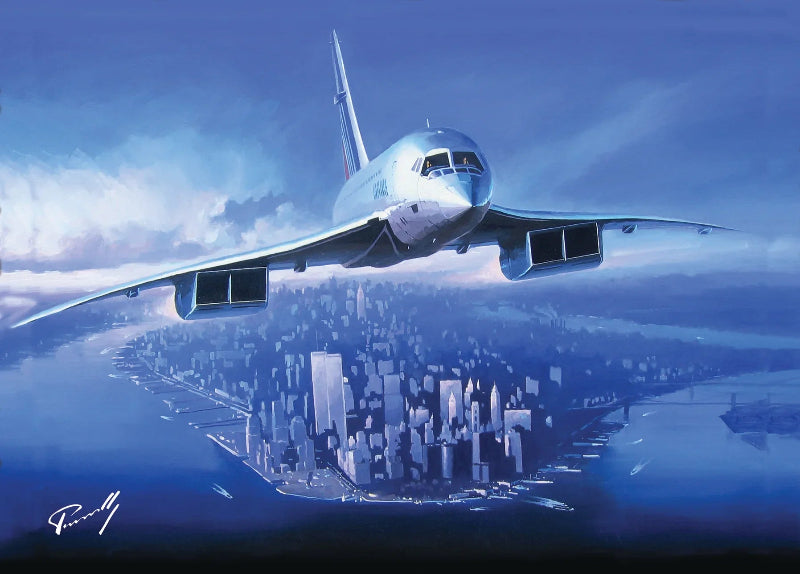 La Boutique du Pilote Concorde New-York carte postale Perinotto