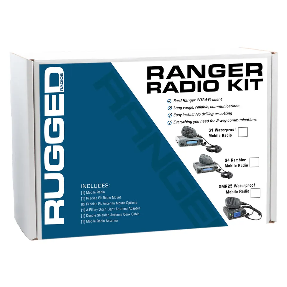 Rugged Air Ford Ranger Kit radio mobile GMRS GMR25 25W waterproof
