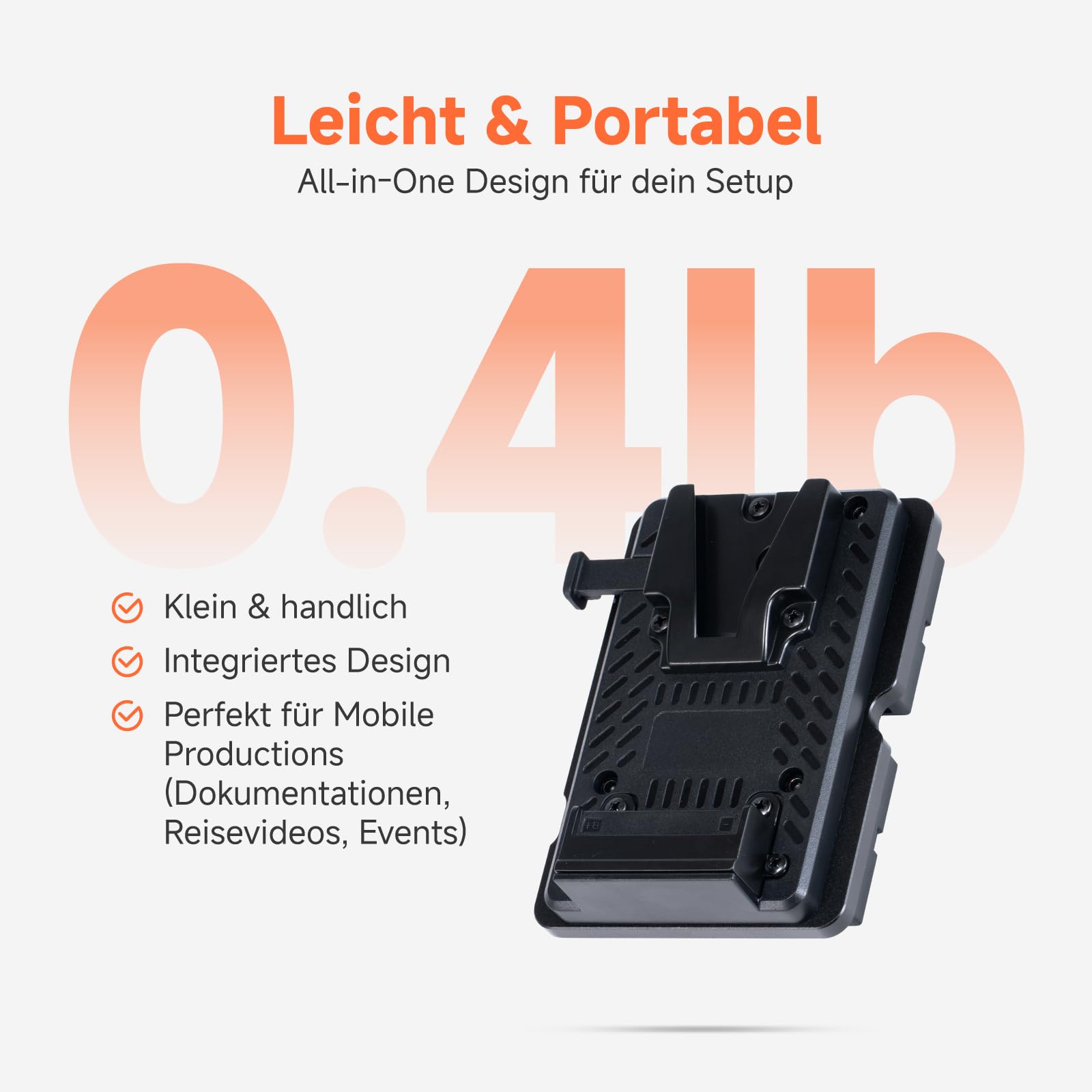 Accsoon CineView M7 plaque V-Mount M7 Pro