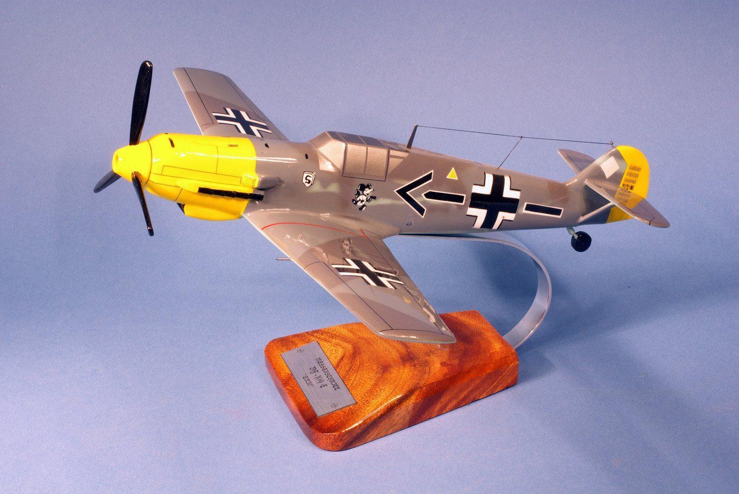 La Boutique du Pilote BF-109E JG26 maquette avion bois 1/24