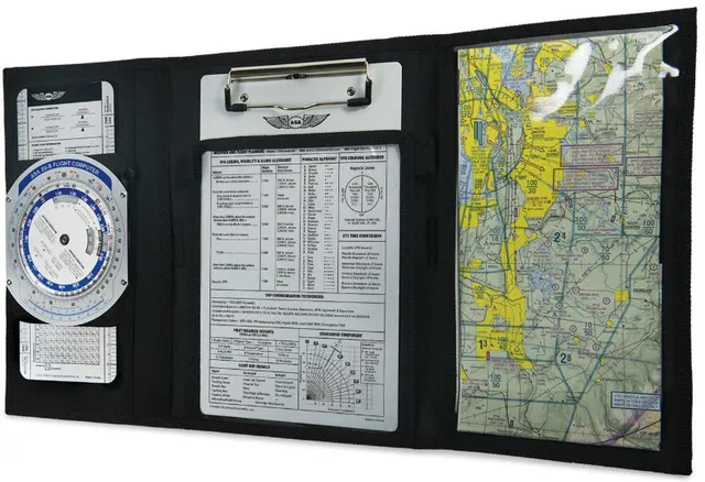 La Boutique du Pilote planchette de vol longue 3 volets rigide