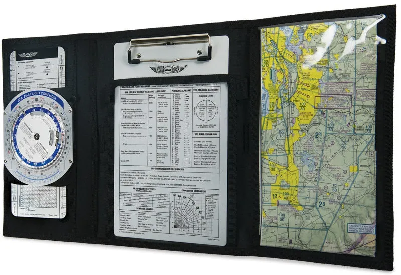 La Boutique du Pilote planchette de vol longue 3 volets rigide